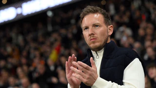 Deutschlands Bundestrainer Julian Nagelsmann vor dem Spiel. — © Federico Gambarini/dpa
