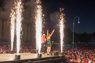 90s Super Show am Königsplatz am 28.06.2025 — © Bild: Rosalie Junghahn