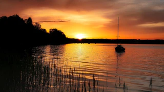 Sonnenuntergang Bayern — © Bild: Albrecht Fietz / Pixabay