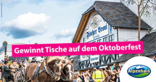 Alpenhain Wiesn tische — © FooTToo/iStock