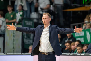 Jacques Schneider erreicht mit den Gladiators Trier das Playoff-Viertelfinale. (Archivbild) — © Harald Tittel/dpa