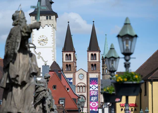 Würzburg ist Gastgeber für den Katholikentag. — © Sven Hoppe/dpa