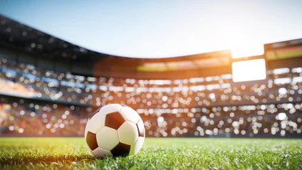 Fußball Spiel EM 2024 Deutschland Fußball-EM Stadion — © NiseriN / iStock