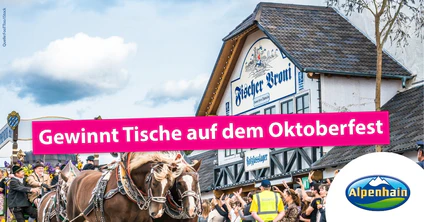 Alpenhain Wiesn tische — © FooTToo/iStock