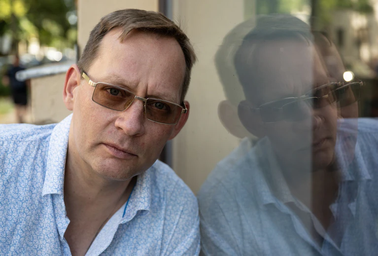 Verließ wütend die Zeremonie zum Deutschen Buchpreis: Autor Meyer — © Hendrik Schmidt/dpa