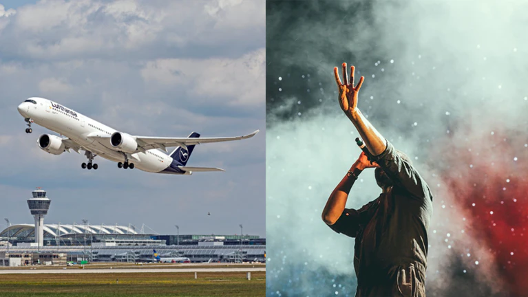 Flugzeug Song — © Bild: Flughafen München GmbH / StockSnap auf Pixabay