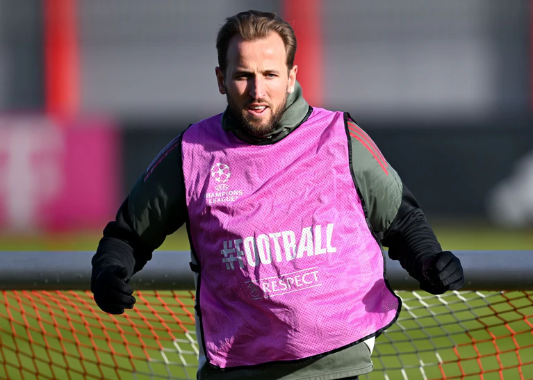 Harry Kane will mit dem FC Bayern Platz zwei sichern. — © Sven Hoppe/dpa