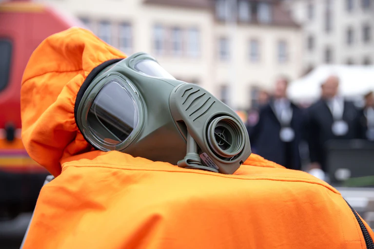 Für nukleare Bedrohungen müssen sich die Einsatzkräfte vorbereiten. — © Pia Bayer/dpa