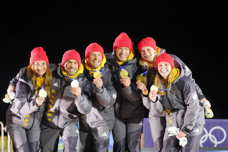 Einige Athleten konnten sich über Medaillen freuen. — © Michael Kappeler/dpa