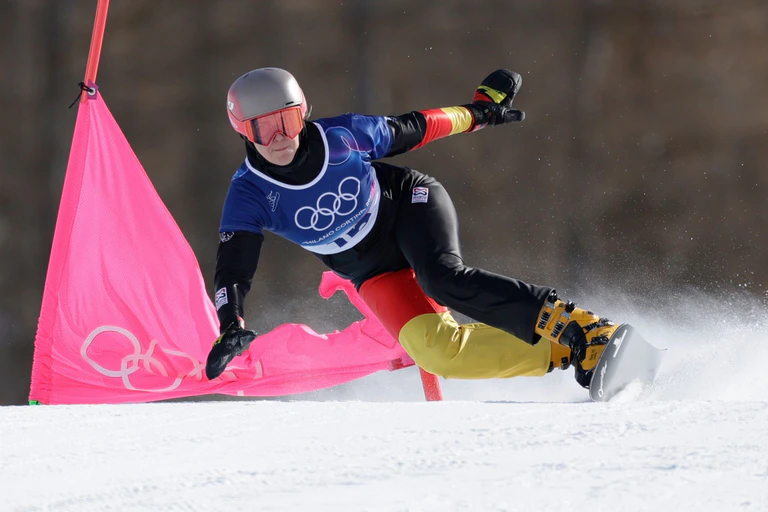 Cheyenne Loch im Einsatz bei den Olympischen Winterspielen in Livigno. (Archivbild) — © Oliver Weiken/dpa