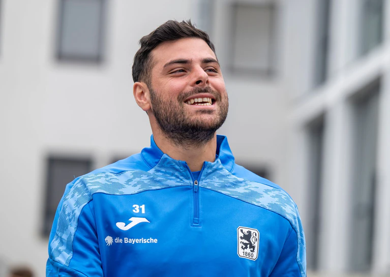 Volland traf für den TSV 1860 München zum 1:0. (Archivbild) — © Peter Kneffel/dpa