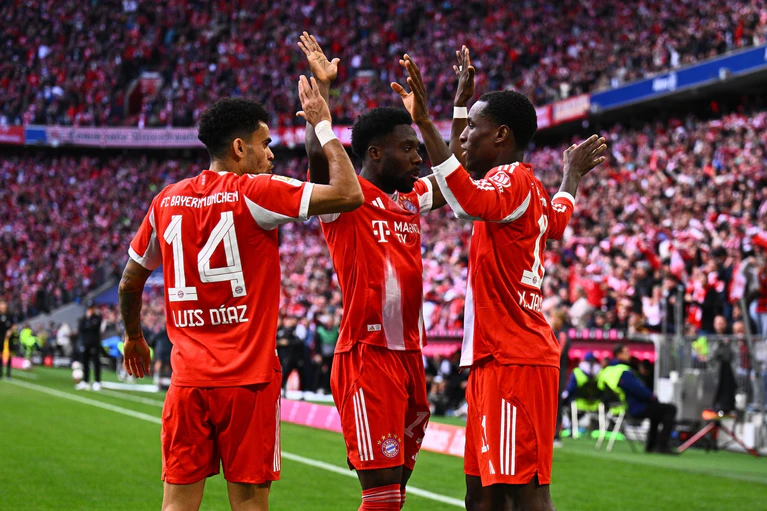 Jubeln die Bayern in Mainz auch ohne etliche Stammspieler? (Archivbild) — © Tom Weller/dpa