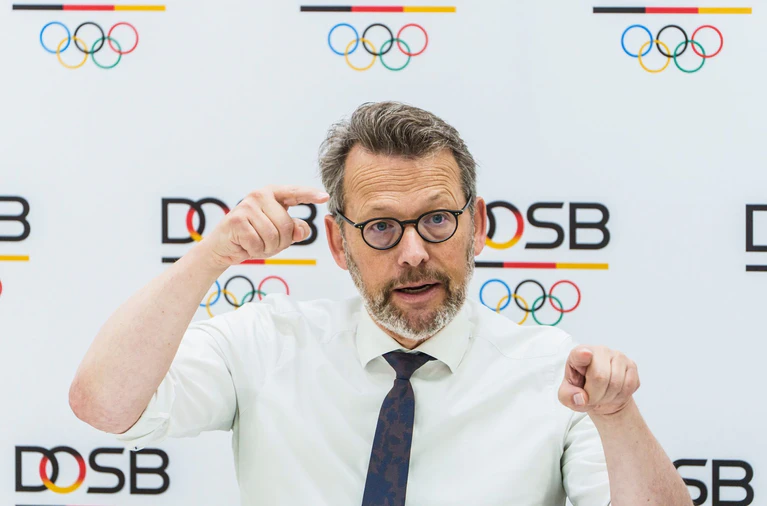 DOSB-Vorstandschef Otto Fricke sieht noch keine Vorentscheidung im Rennen um den nationalen Olympia-Kandidaten. (Archivbild) — © Andreas Arnold/dpa