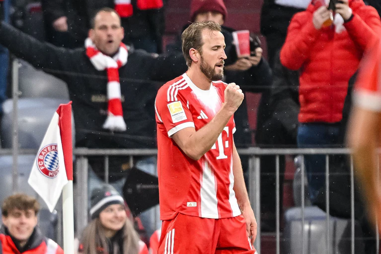 Harry Kane trifft wieder mehrfach. — © Harry Langer/dpa
