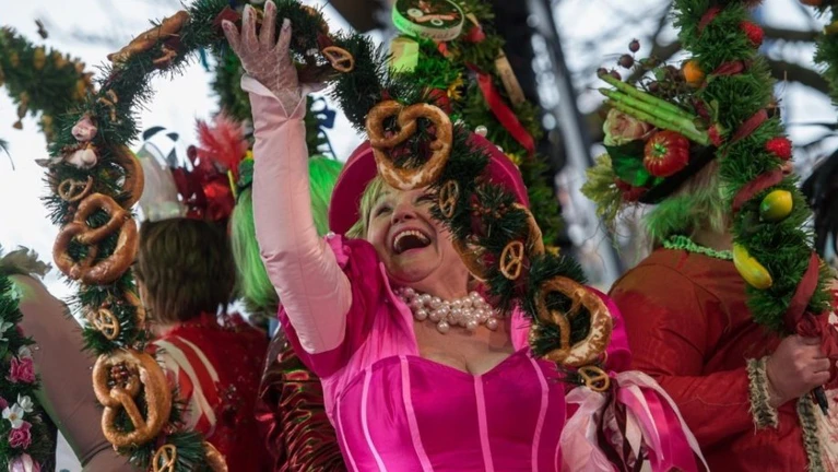 Marktweiber, Viktualienmarkt, Fasching — © Bild: Matthias Balk 