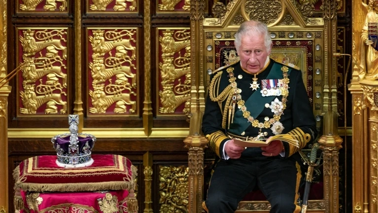 Charles III — © By Copyright House of Lords 2022 / Photography by Annabel Moeller, CC BY 2.0, https://commons.wikimedia.org/w/index.php?curid=117865820