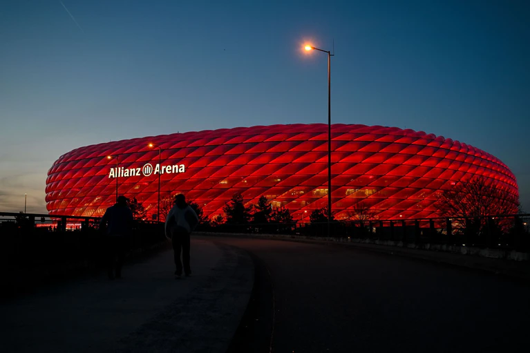 Die Bayern spielen am Abend gegen Atalanta Bergamo in der Allianz Arena. (Archivbild) — © Harry Langer/dpa