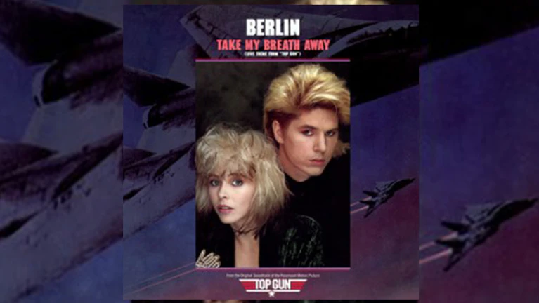 Beitragsbild: Songtext Take my breath away, Berlin — © Bild: Berlin Albumcover Take my breath away