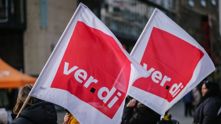 Verdi Streik warnstreik — © Ole Spate / dpa