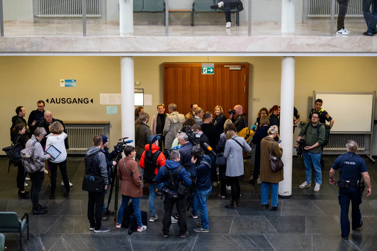 Der Hanna-Prozess lockte zahlreiche Besucher an. (Archivfoto)  — © Lennart Preiss/dpa