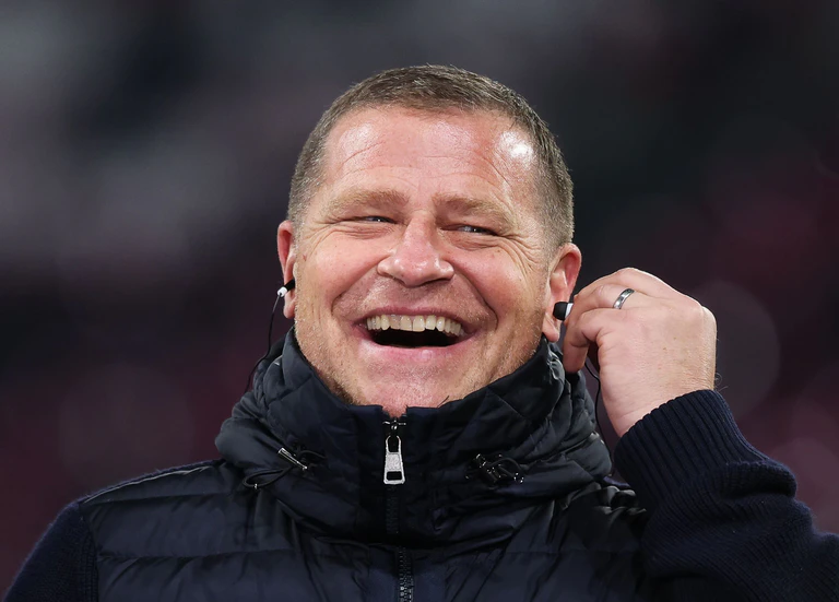 Sportchef Max Eberl äußerte sich zu mehreren Vertragsgesprächen der Bayern. — © Jan Woitas/dpa