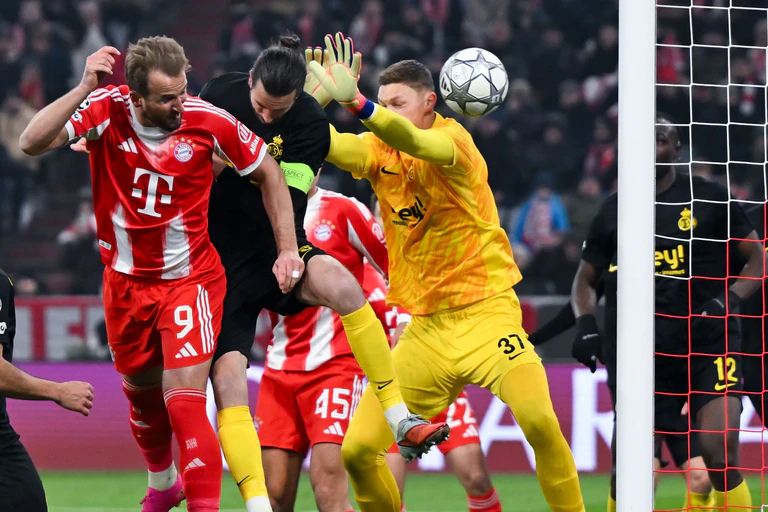 Der Führungstreffer von Harry Kane ebnete den Weg für den FC Bayern. — © Sven Hoppe/dpa