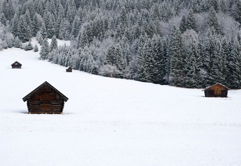 Vielerorts sieht es im Freistaat schon winterlich aus. — © Sven Hoppe/dpa