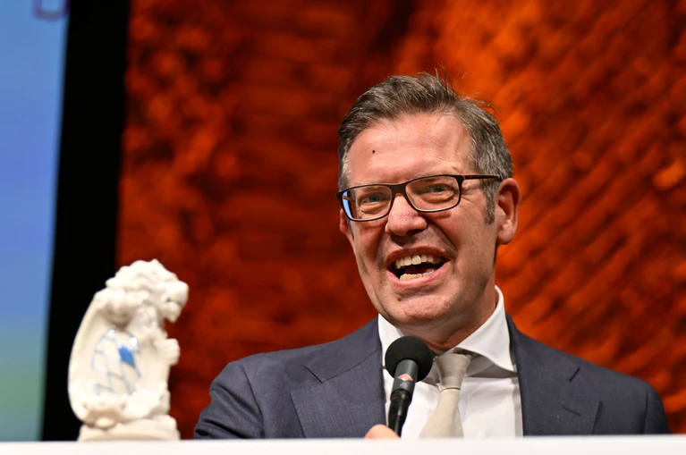 Steffen Mau, Sieger in der Sachbuch-Kategorie — © Uwe Lein/dpa