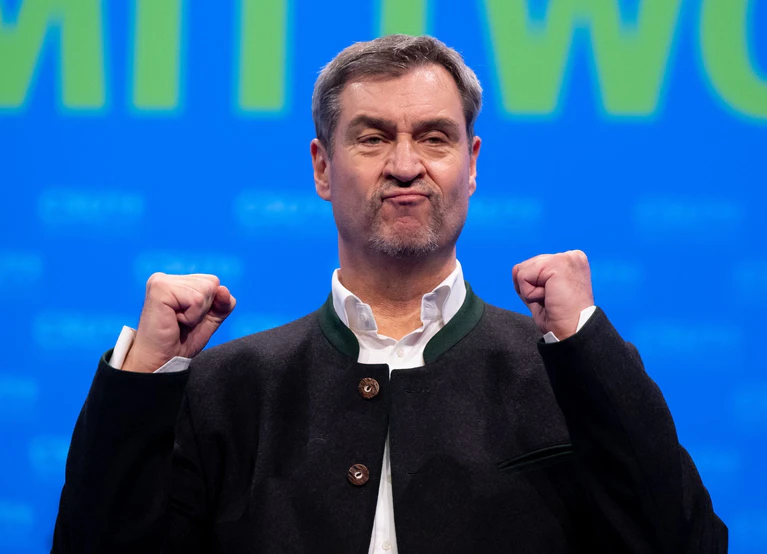 CSU-Chef Markus Söder ist ein großer Fan des Aschermittwochs. (Archivbild) — © Sven Hoppe/dpa