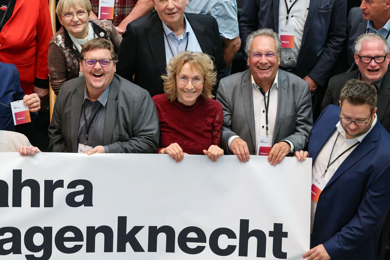 Der bayerische Landesverband des BSW ist nun gegründet. — © Daniel Löb/dpa