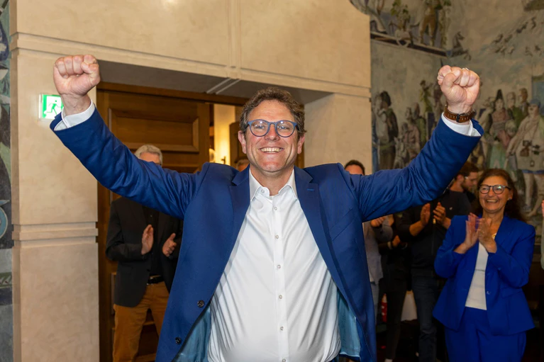 Martin Heilig wird Oberbürgermeister in Würzburg. — © Heiko Becker/dpa