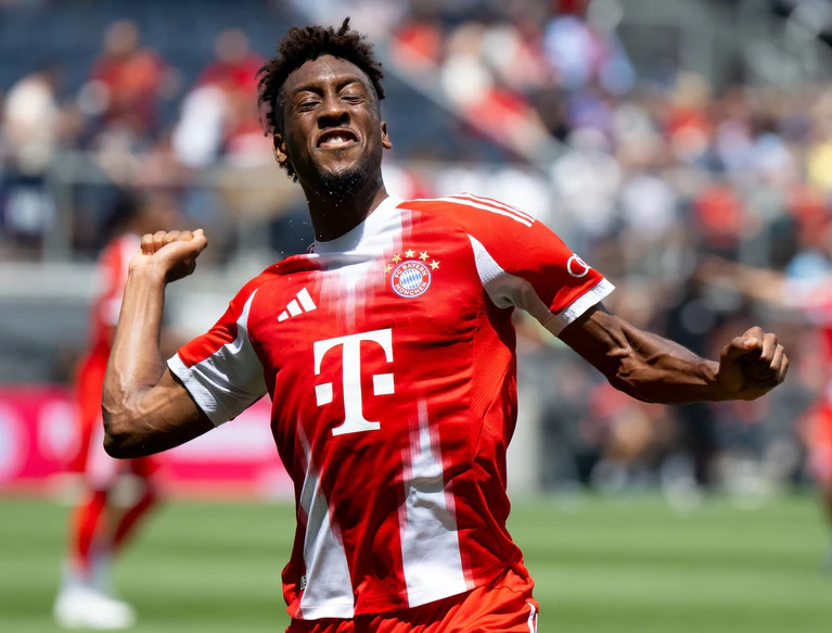 Zwei Tore im Auftaktspiel: Kingsley Coman wirbt bei der Club-WM für sich. — © Sven Hoppe/dpa