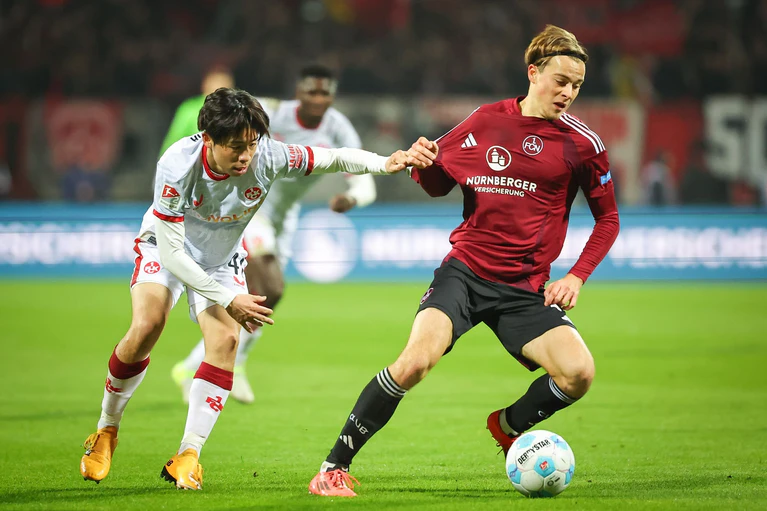 Caspar Jander hat sich in Nürnberg ins Blickfeld der deutschen U21-Auswahl gespielt. — © Daniel Karmann/dpa