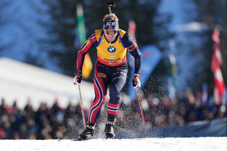 Johan-Olav Botn startet nun doch nicht in Ruhpolding. — © Matthias Schrader/AP/dpa