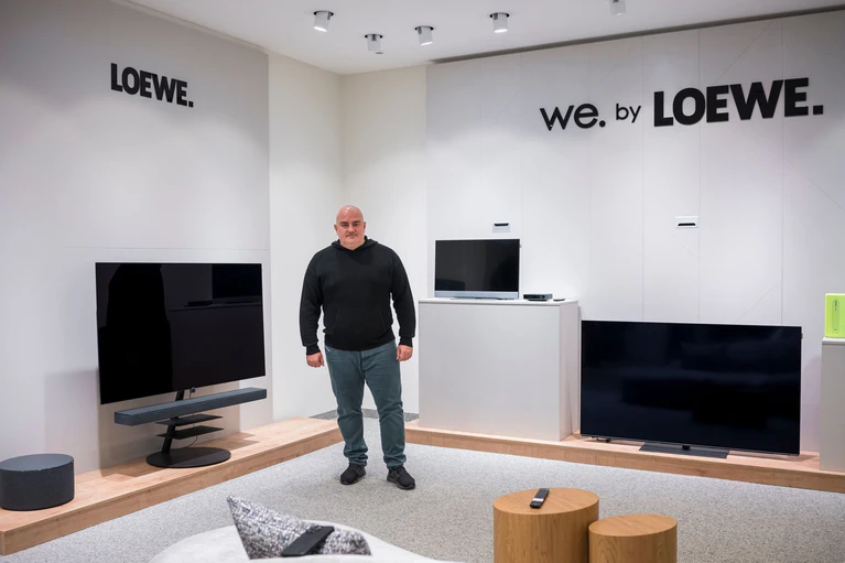 Aslan Khabliev übernahm Loewe 2019. — © Daniel Vogl/dpa