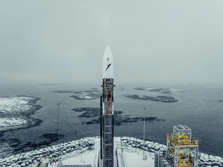 Isar Aerospace will seine Rakete in Norwegen testen. (Handout) — © Wingmen Media/Isar Aerospace/dpa
