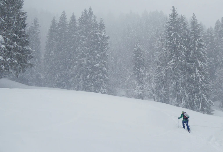 Noch lässt der Winter auf sich warten. In höheren Lagen muss aber schon mit Neuschnee gerechnet werden. Der Alpenverein gibt Tipps zur Tourenplanung. (Symbolbild) — © Angelika Warmuth/dpa