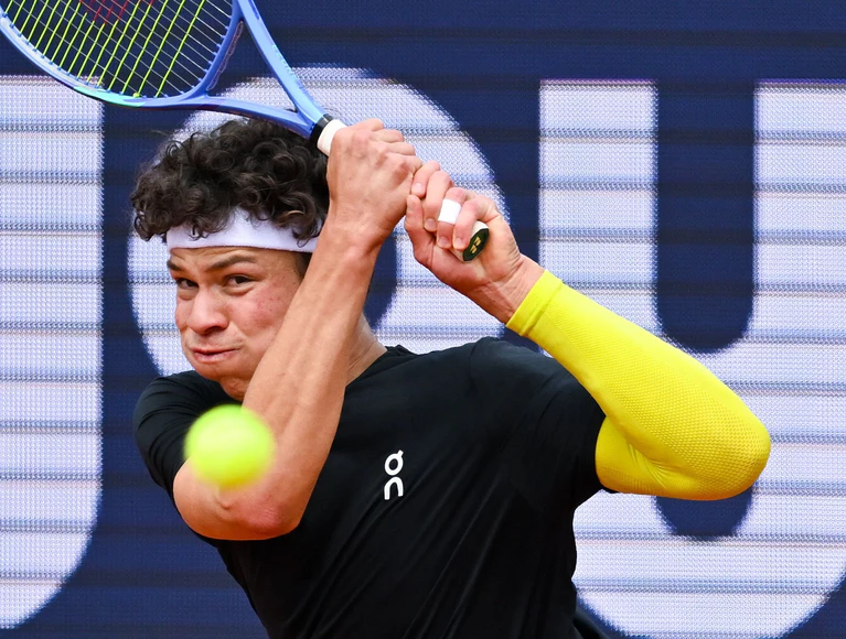 Ben Shelton verlor das Finale von München gegen Alexander Zverev. — © Sven Hoppe/dpa