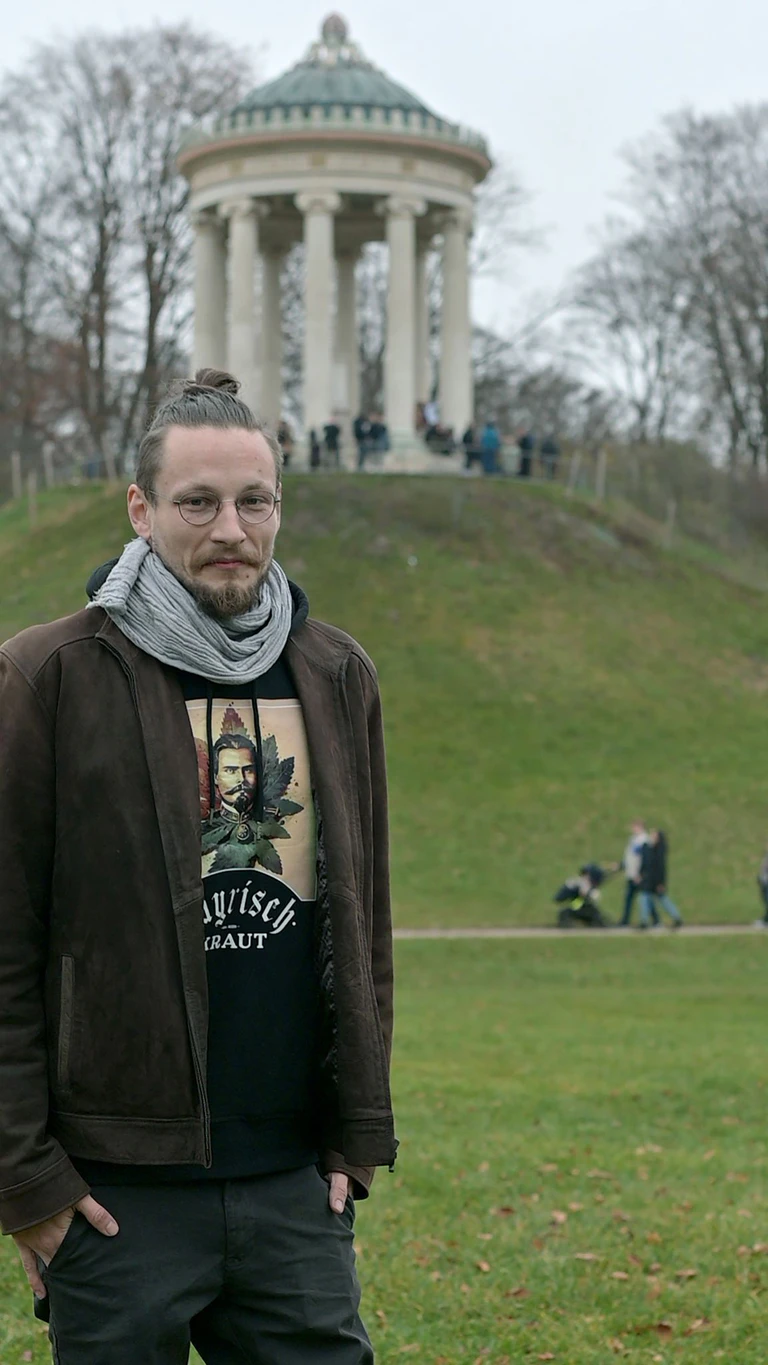 Emanuel Burghard klagt gegen das Verbot. — © Lucas Caspari
