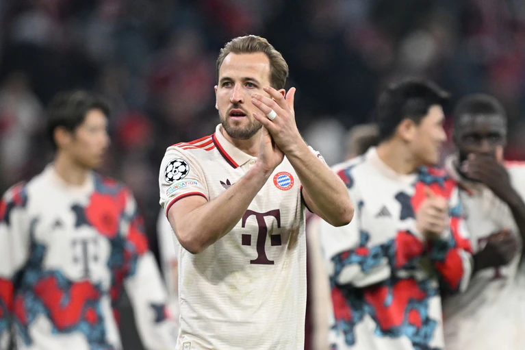 Harry Kane brilliert gegen Bayer Leverkusen. — © Sven Hoppe/dpa