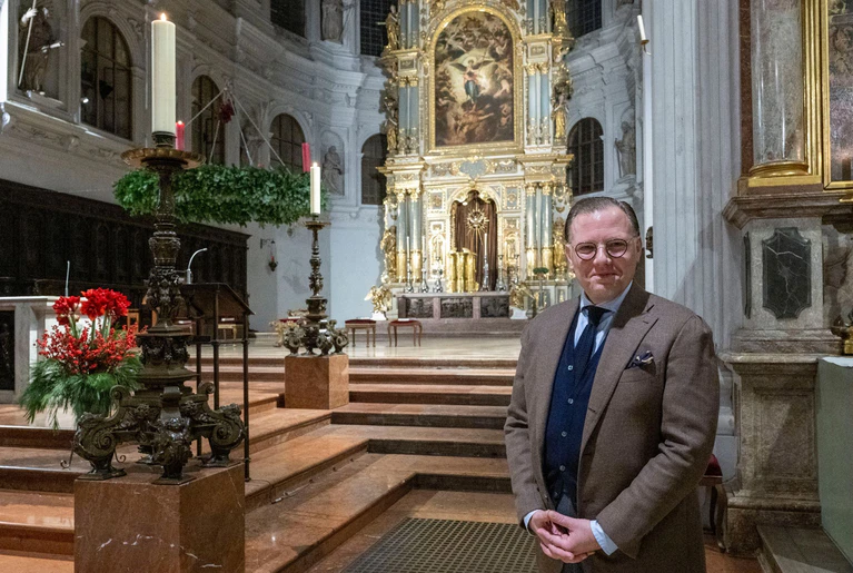 Der 45-Jährige war einen Tag vor seiner Firmung aus der evangelischen Kirche ausgetreten.  — © Stefan Puchner/dpa