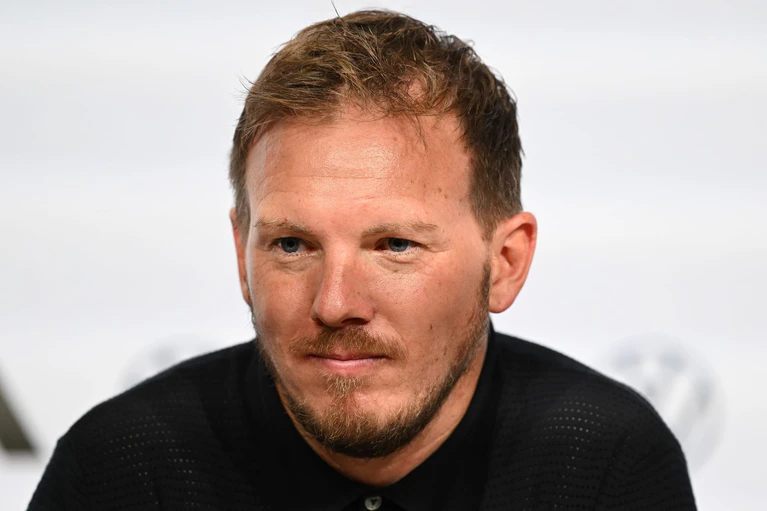 Bundestrainer Nagelsmann spricht auch über gesellschaftspolitische Dinge.  — © Sven Hoppe/dpa