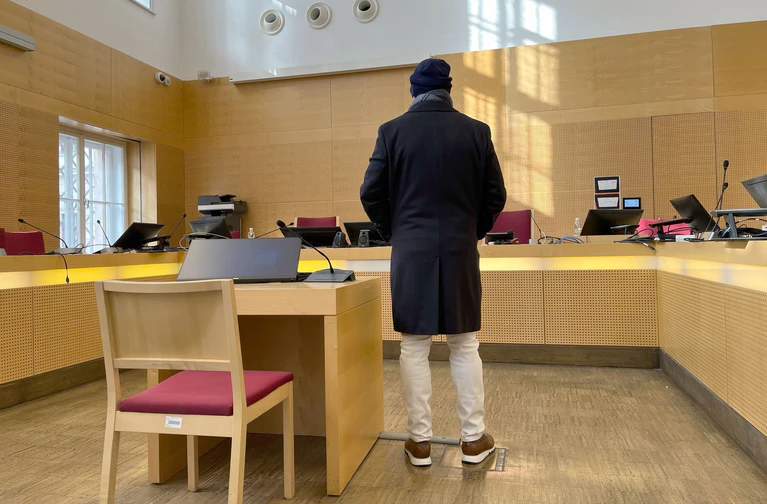 Der Angeklagte beteuerte im Prozess seine Unschuld. — © Albert Otti/dpa