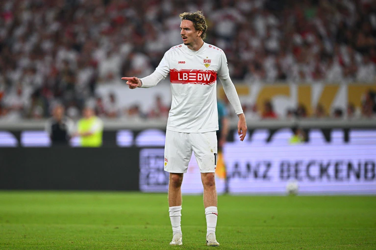 Umworben vom FC Bayern: Nick Woltemade bleibt wohl in Stuttgart. — © Tom Weller/dpa