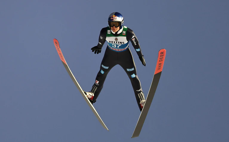 Andreas Wellinger ist in Garmisch dabei. — © Daniel Karmann/dpa