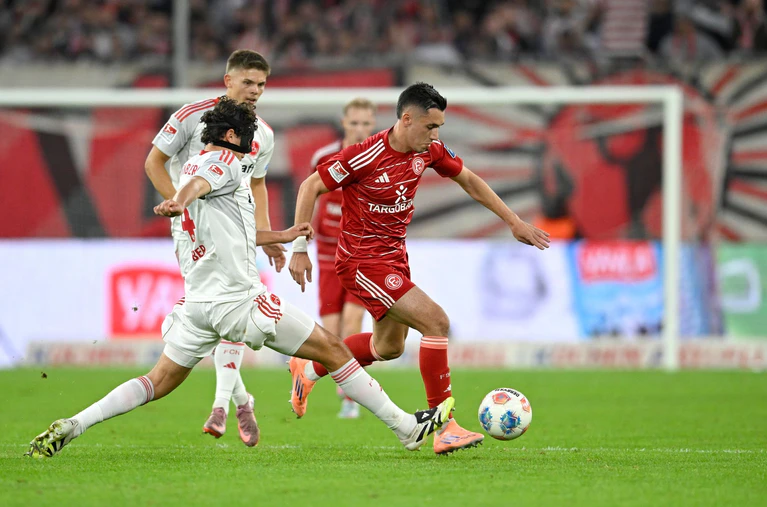 Fortuna Düsseldorf verliert auch sein viertes Heimspiel - diesmal gegen Nürnberg. — © Anke Waelischmiller/dpa