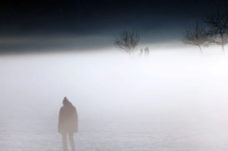Der Deutsche Wetterdienst kündigt Nebel und Frost an. (Symbolbild) — © Karl-Josef Hildenbrand/dpa
