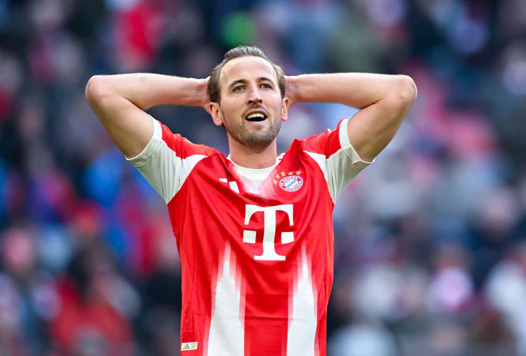 Fehlte den Bayern in Freiburg: Harry Kane. (Archivbild) — © Sven Hoppe/dpa