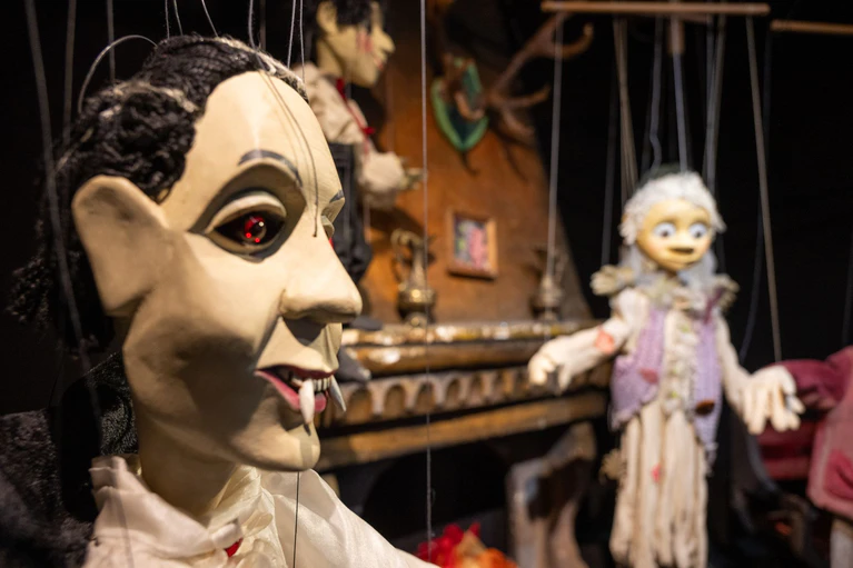 Im Museum der Augsburger Puppenkiste ist in den nächsten Monaten eine Geister-Ausstellung zu sehen. (Foto Produktion) — © Stefan Puchner/dpa