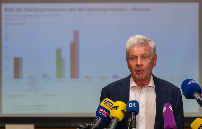 Dieter Reiter muss deutliche Verluste hinnehmen. — © Peter Kneffel/dpa